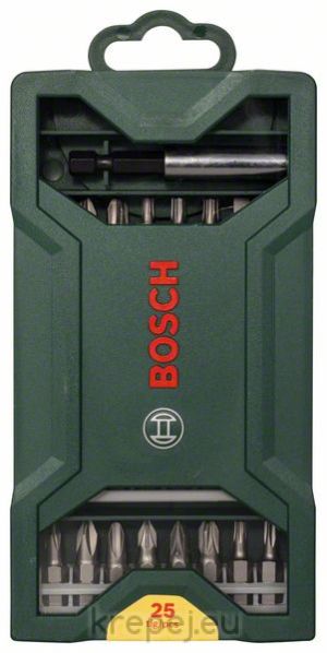   2607019676 Mini-X-Line битове, комплект, 25 части BOSCH