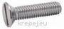 Slotted countersunk head screws DIN963 ISO2009  INOX A2/А4