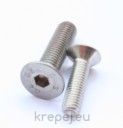 ВИНТ 3Х35 DIN7991 БОЛТ ИМБУС ФРЕЗЕНГ INOX A2