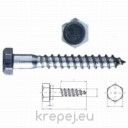 ПАТЕНТЕН БОЛТ 7Х160 DIN571 W10 4.8 ЦИНК ZN