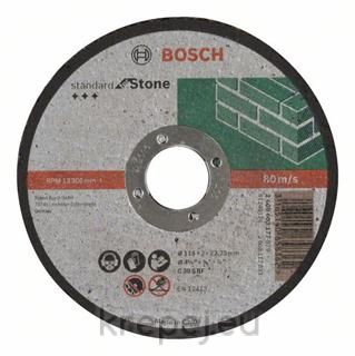 2608603177 ДИСК 115Х3.0 STANDART НЕМЕТАЛ BOSCH