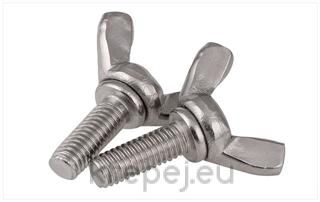 ПЕРЧАТ 8X16 DIN316 КРИЛЧАТ БОЛТ INOX A2