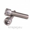 БОЛТ 6Х60 DIN912 ИМБУС ЦЯЛА РЕЗБА INOX A2