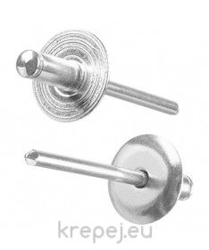 ПОПНИТ 6.4Х25 D19 DIN7337 ШИРОКА СТОМАНА ST/ST