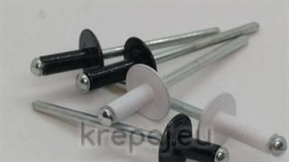 ПОПНИТ 4.0Х10 D12 DIN7337 RAL9010 ШИРОКА AL/ST