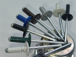 ПОПНИТ 4.0Х14 D12 DIN7337 RAL9005 ШИРОКА AL/ST