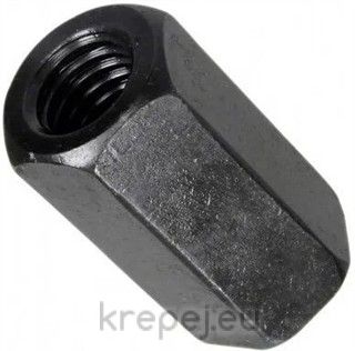 ГАЙКА M16 SW24XL48 DIN6334 10.9 ШЕСТОГР ЧЕРНА BL