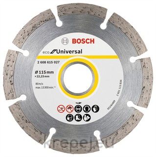 2608615027 ДИСК ДИАМАНТЕН 115ММ UNIVERSAL BOSCH