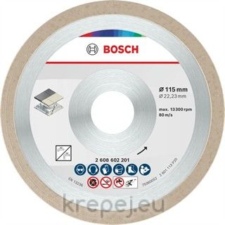 2608602201 ДИСК ДИАМАНТЕН Ф115MM ФАЯНС BOSCH