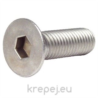 ВИНТ 4Х8 DIN7991 БОЛТ ИМБУС ФРЕЗЕНГ INOX A2