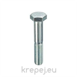 БОЛТ 6Х190 DIN931 8.8 ЧАСТИЧНА РЕЗБА ЦИНК ZN
