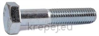 БОЛТ 6Х180 DIN931 8.8 ЧАСТИЧНА РЕЗБА ЦИНК ZN