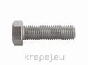 БОЛТ 20Х75 DIN933 ЦЯЛА РЕЗБА INOX A2 -70 AISI304