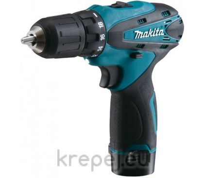 Акумулаторна отвертка Makita DF330DWE, 10.8V, 2x1.3Ah, 24Nm