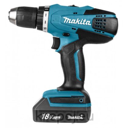 Винтоверт акумулаторен - Makita DF347DW, 18V, 1.3 Ah Li-Ion батерия, куфар 