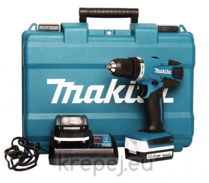 Акумулаторен винтоверт / бормашина Makita DF347DWE, 14V, 2 x 1.3Ah, 30Nm