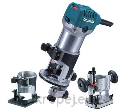 Фреза Makita RT0700CX2J - 710 W, 10000-30000 оборота минута, ф 6-8 мм