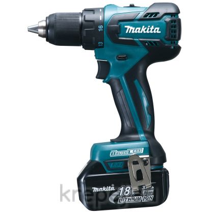 Акумулаторен винтоверт MAKITA DDF459RFJ, куфар , 2 батерии и зарядно