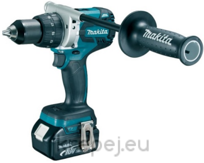 Акумулаторна бормашина MAKITA - DDF481RME - Li-ion, 18 V, 3,0 Ah, 0-550/2100 оборота, 76/13 мм. 115/60 Nm / батерия 4,0 Ah /