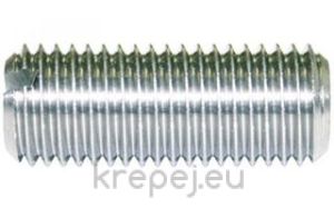 ВИНТ СТОПОРЕН 10X40 DIN551/913 14H ПРАВ ШЛИЦ ZN