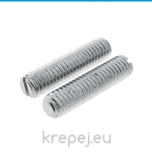 ВИНТ СТОПОРЕН 10X40 DIN551/913 14H ПРАВ ШЛИЦ ZN