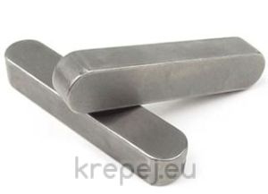 ШПОНКА 10Х8Х45 DIN6885A ЗАОБЛЕН КРАЙ INOX A4