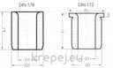 ПРОБИВНА ВТУЛКА Ф3.4X7X8Х10 ММ DIN172A ST BL