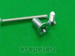ВИНТ 4Х15 DIN965 БОЛТ ФРЕЗЕНГ 4.8 PH2 ЦИНК ZN