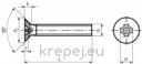 ВИНТ 4Х25 DIN965 БОЛТ ФРЕЗЕНГ 4.8 PH2 ЦИНК ZN