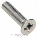 ВИНТ 4Х5 DIN965 БОЛТ ФРЕЗЕНГ 4.8 PH2 ЦИНК ZN