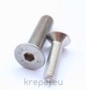 ВИНТ 4Х6 DIN7991 БОЛТ ИМБУС ФРЕЗЕНГ INOX A2