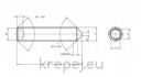 ВИНТ СТОПОРЕН 5Х20 DIN914/ISO4027 ОСТЪР INOX A2