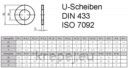 ШАЙБА M5 Ф5.3Х9Х1.0 DIN433/125 140HV ЦИНК ZN