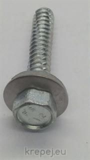 ВИНТ 6.3X19 DIN7504K+ШАЙБА TYPBZ СРЯЗАН INOX A2