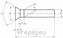 НИТ 7Х25 DIN661 ФРЕЗЕНГ ГЛАВА STEEL ЧЕРЕН BL