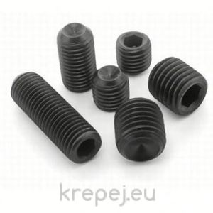 ВИНТ СТОПОРЕН 8X20 DIN551/913 14H ПРАВ ШЛИЦ BL