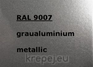 КАПАЧКА ПОКРИВНИ ВИНТОВЕ RAL9007 СИВО SW8