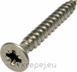ВИНТ 4.0Х12 ДЪРВО DIN7505 НЕРЪЖДАЕМ INOX A2