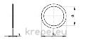 ПАС 40X50X0.1MM DIN988 ШАЙБА ST ПРЕЦИЗНИ BL