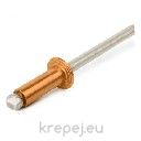 ПОПНИТ 4.0Х8 DIN7337 CU COPPER COLOR AL/ST