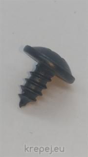 ВИНТ 4.8Х9.5 КОПЧЕ ЧЕРНО DIN968 ЧЕРЕН BLZN ОСТРО