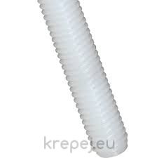 ШПИЛКА 4Х1000ММ DIN975 PVC PLASTIC PA6.6 NEUTRAL