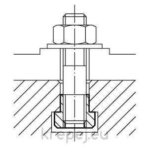 ГАЙКА М6Х8 L13 DIN508 КВАД.T-КАНАЛ НЕРЪЖ.INOX A4 AISI314