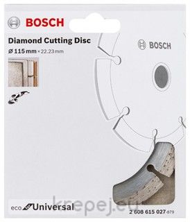 2608615027 ДИСК ДИАМАНТЕН 115ММ UNIVERSAL BOSCH
