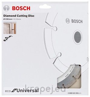 2608615031 ДИСК ДИАМАНТЕН 230ММ UNIVERSAL BOSCH