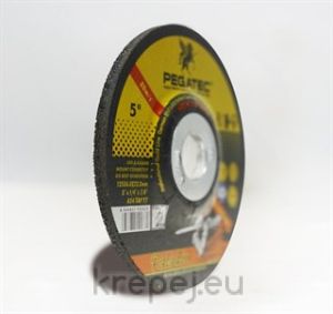 ДИСК 125Х6.0 ШЛАЙФ АБРАЗ 2В1 METAL+ INOX PEGATEC