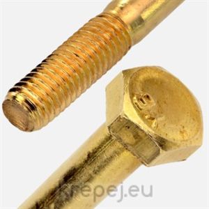 БОЛТ 12Х60 DIN931 ISO4014 МЕСИНГ BRASS MS