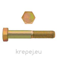 БОЛТ 12Х60 DIN931 ISO4014 МЕСИНГ BRASS MS