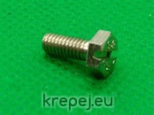 БОЛТ 8Х25 DIN933 ЦЯЛА МЕСИНГ BRASS MS НИКЕЛИРАН