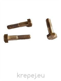 БОЛТ 4Х17 DIN931 ISO4014 МЕСИНГ BRASS MS